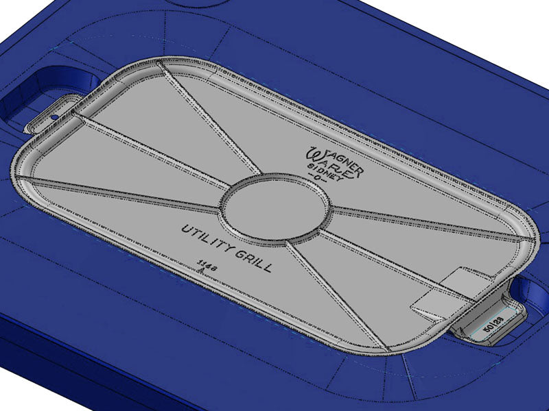 Wagner Utility Grill drawing