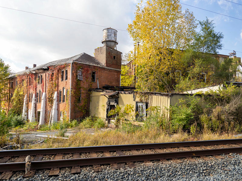 Train Track with Building
